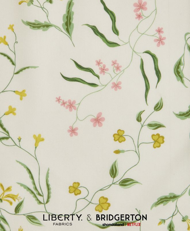 LIBERTY���o�e�B�v�����g �C�^���A���^�i���[�����n(135cm��)��Regal Blossom��(���[�K���u���b�T��)�y���C�g�x�[�W���z�sLIBERTY FABRICS &amp; BRIDGERTON�t