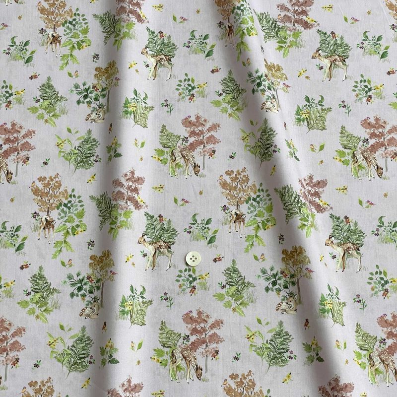 LIBERTYリバティプリント イタリア製タナローン生地＜Forest Delights＞(フォレストデライツ)【ピンク】363J7307-D《2023AW LIBERTY ANIMALS》｜merci-fabric｜02