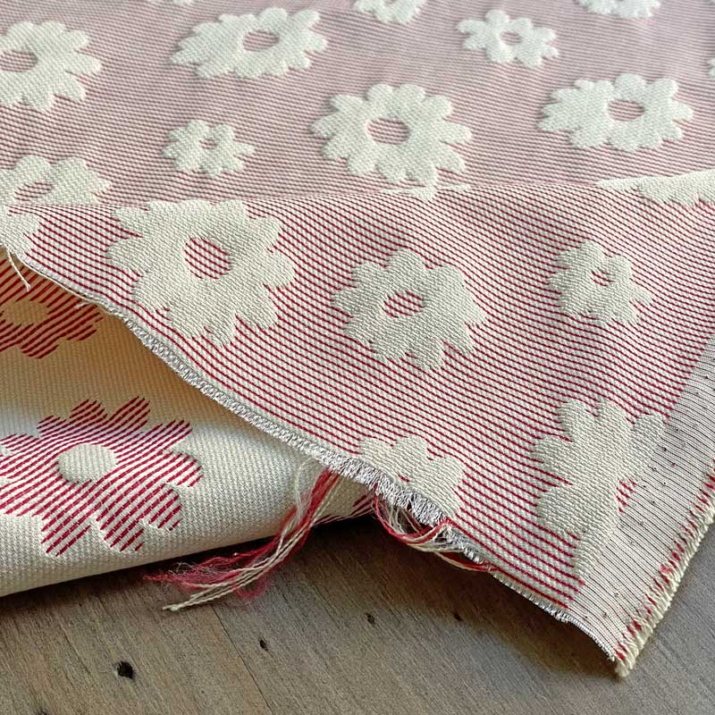 テーブルセンター　ジャカード織　花台　徳利　フリーカップ テーブルランナー はっ水 高級品 30×180cm 花柄 ターコイズ