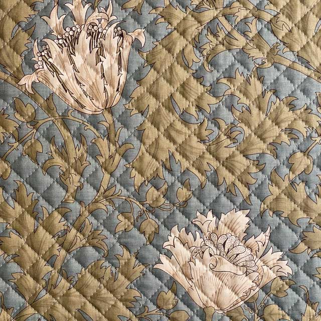 moda fabrics William Morris EBAX V[`OLeBOnAnemone(All)ARONA BLUE(Aiu[)