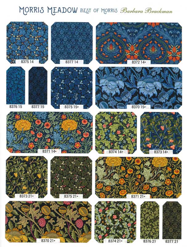 カットクロスセット（約12.7cm×約12.7cm×42枚）moda fabrics モダ・ファブリックス William Morris  ウィリアムモリス シーチング生地 Morris Meadow【8370PP】 : 8370pp : リバティプリントショップmerci - 通販 -  Yahoo!ショッピング