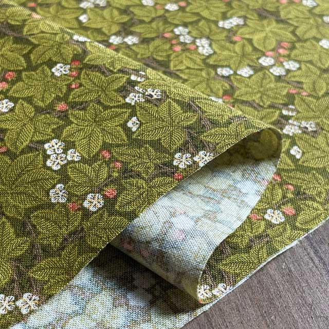 moda fabrics(モダ・ファブリックス)William Morris ウィリアムモリス  シーチング生地＜BRAMBLE＞（ブランブル）FENNEL GREEN フェンネルグリーン 8375-20 : 8375-20 :  リバティプリントショップmerci - 通販 - Yahoo!ショッピング