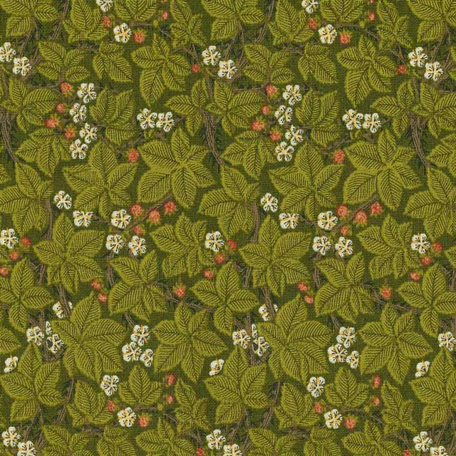 moda fabrics(モダ・ファブリックス)William Morris ウィリアムモリス  シーチング生地＜BRAMBLE＞（ブランブル）FENNEL GREEN フェンネルグリーン 8375-20 : 8375-20 :  リバティプリントショップmerci - 通販 - Yahoo!ショッピング