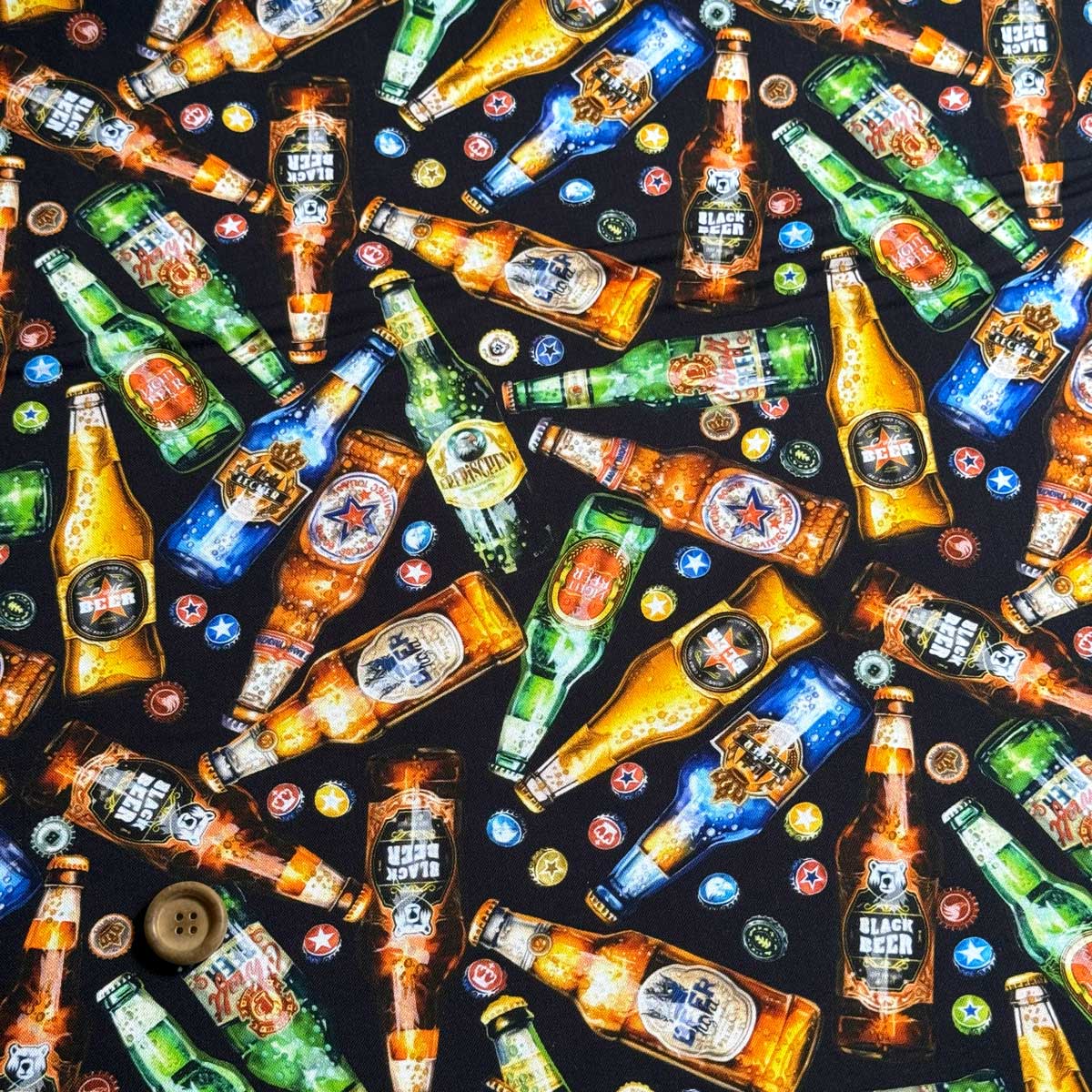 USAコットン Beer(ビール)ブラック シ...の詳細画像3