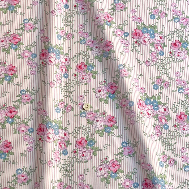 『keiko』LIBERTY:セリーヌ:ミストラベンダー 手作り工房MYmama様の リバティ別注カラー『セリーヌ』 こちらの