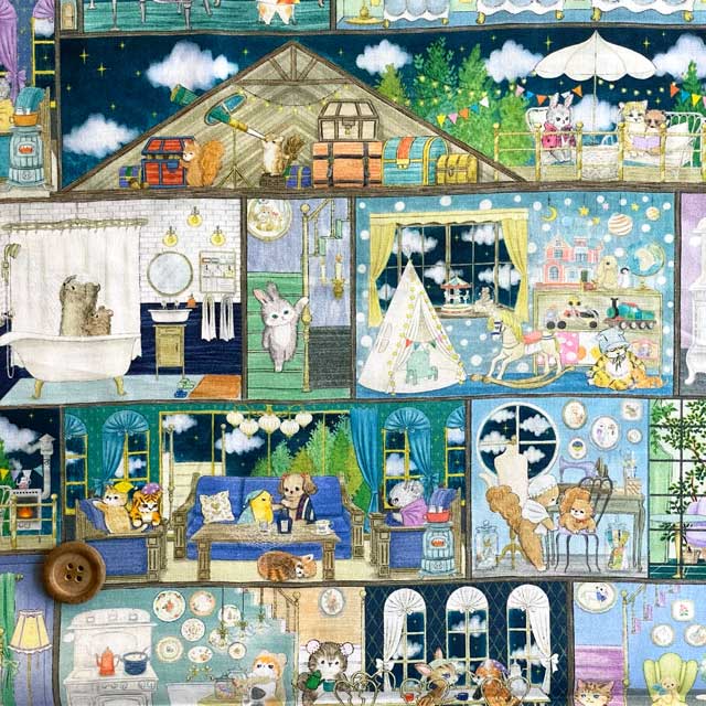 yukiemonユキエモン「ラビリンスハウス」 60ローン生地デジタル