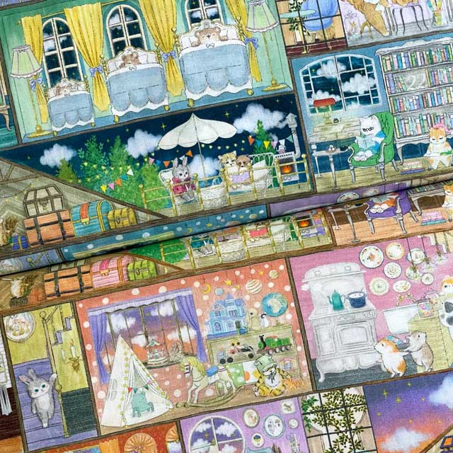 yukiemonユキエモン「ラビリンスハウス」 60ローン生地デジタル