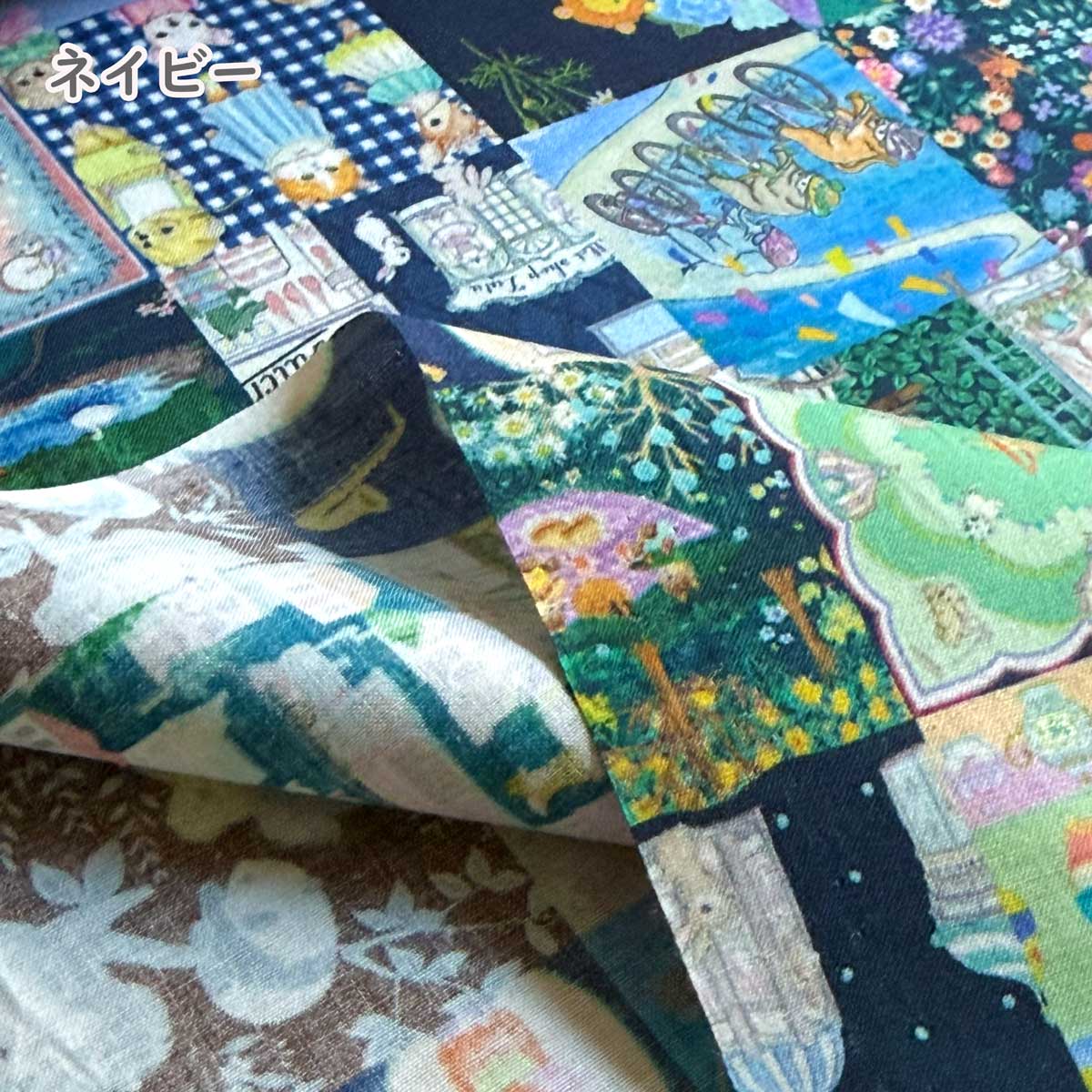 yukiemonユキエモン「アニバーサリーパッチワーク」 60ローン生地