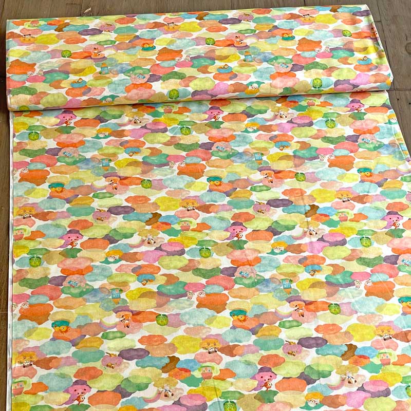 yukiemonユキエモン「くもあられ」 60ローン生地デジタルプリント