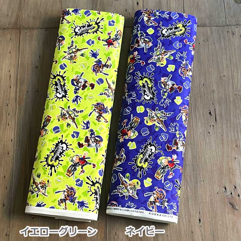 スプラトゥーン3 オックス生地 イエローグリー...の詳細画像1