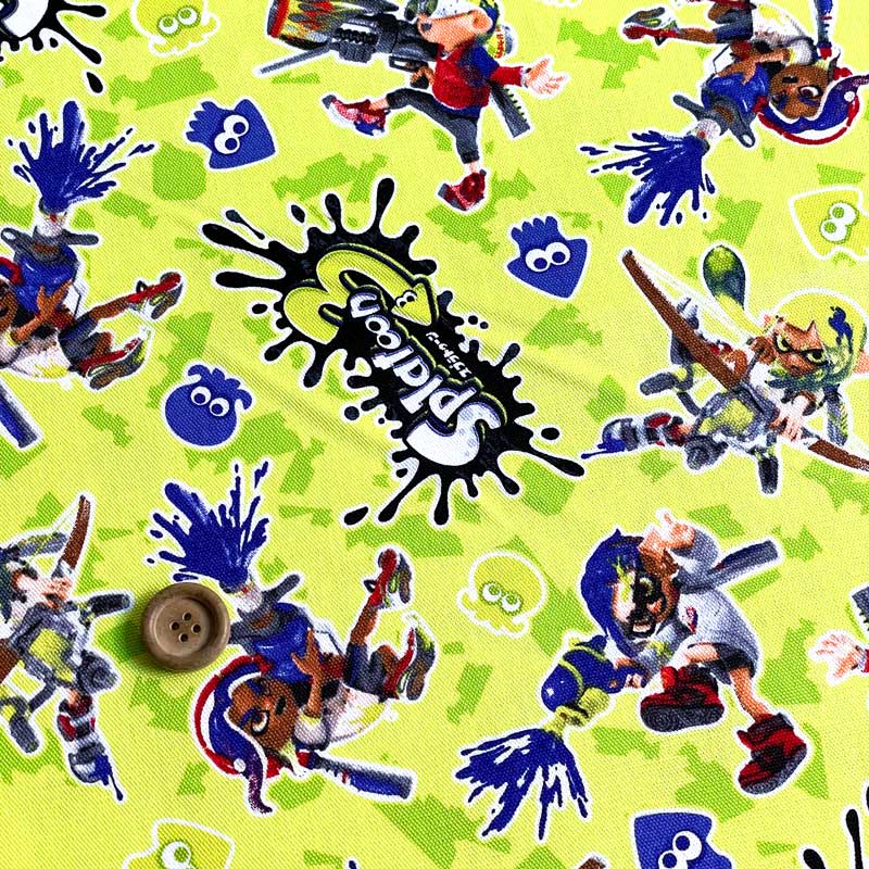 スプラトゥーン3 オックス生地 イエローグリー...の詳細画像3