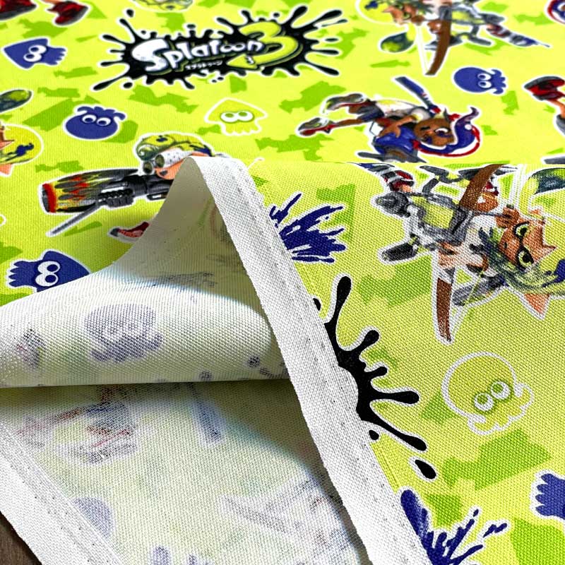 スプラトゥーン3 オックス生地 イエローグリー...の詳細画像4