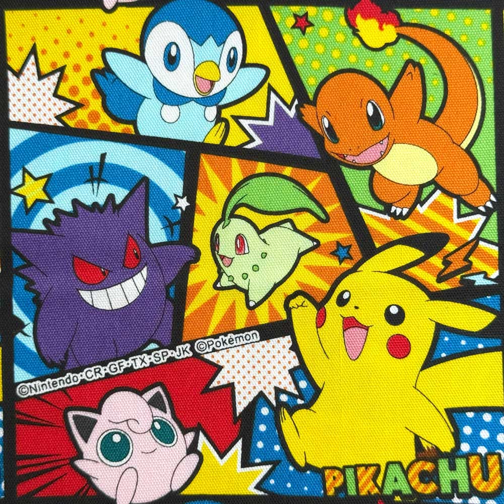 ポケモン ポケットモンスター コミック柄 オックス マルチカラー