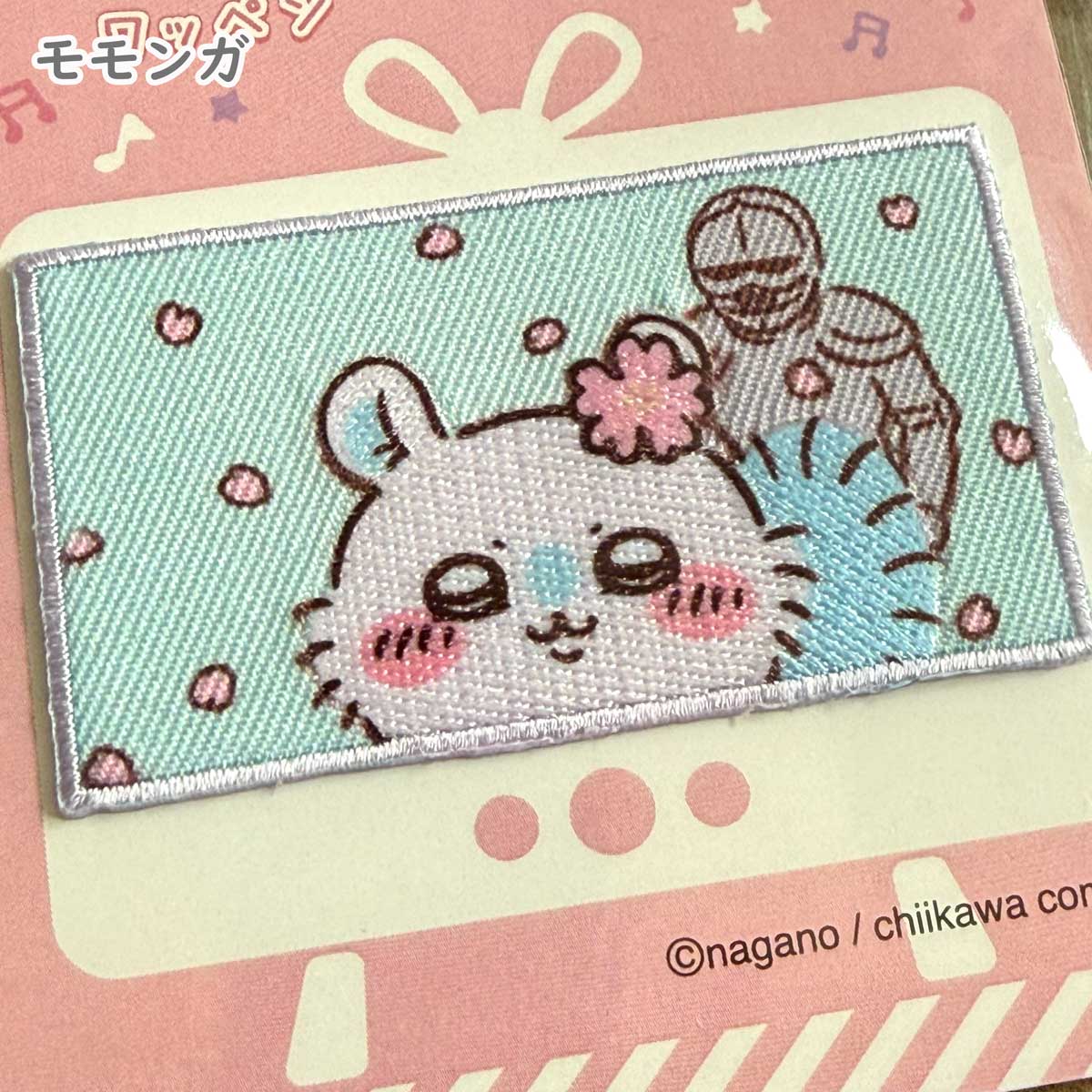 ちいかわ ワッペン シール・アイロン接着両用 ちいかわ/ハチワレ