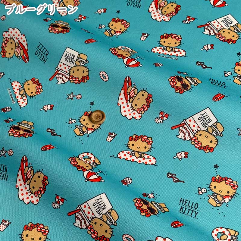 ハローキティ 日焼けキティちゃん サマーデイズ ポリエステルオックス