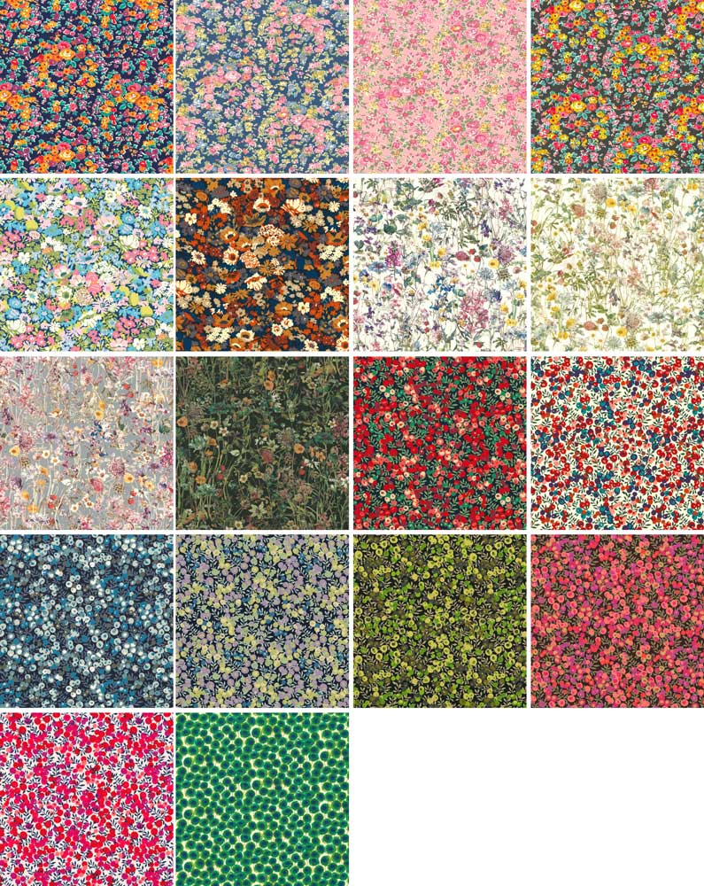 LIBERTY FABRICS ���o�e�B�v�����g���g�����t�@�u���b�N�f�R�V�[�g��Tatum����Thorpe����Wild Flowers����Wiltshire����Xanthe Sunbeam��