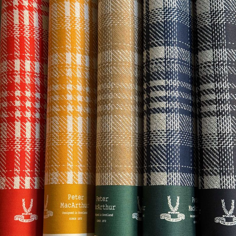 Peter MacArthur ピーターマッカーサー ウィービングチェック生地