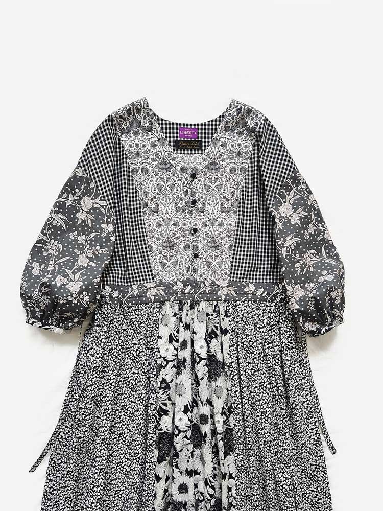 LIBERTY PRINTS ⌇vintage ワンピース LIBERTY. LIBERTY FABRICS リバティプリントを使ったパネル