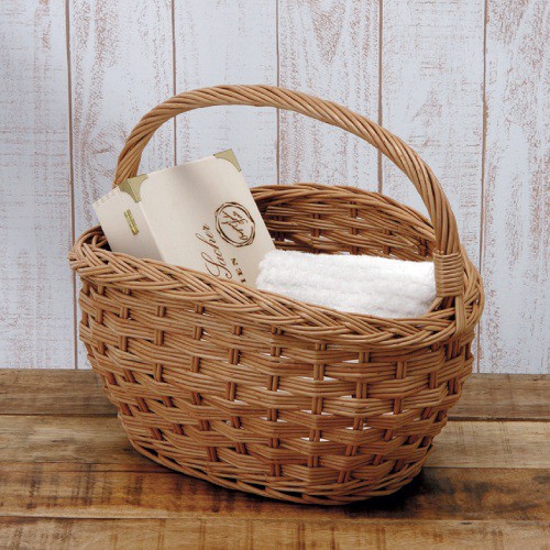 POSH LIVING（ポッシュリビング） ウィッカーバスケット 小物入れ