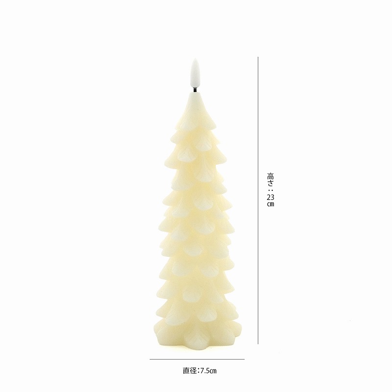 LEDライト キャンドル ツリー L パーティやインテリアを彩る 半磁器