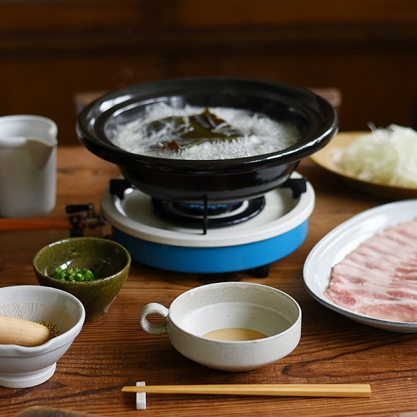 studio m'（スタジオエム） 土鍋 亀福 8号土鍋 スタジオm 鍋 ホワイト