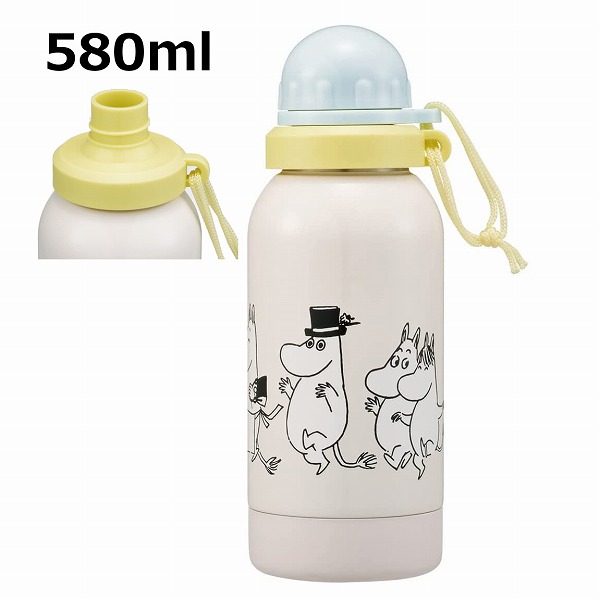 スケーター ムーミン 水筒 ドリンクボトル 直飲み 600ml 携帯