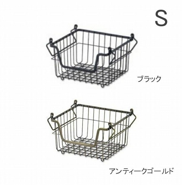 63674 スタッキングバスケット ブラック サナダ精工 A4スタッキング