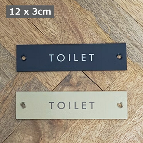 POSH LIVING（ポッシュリビング） サインプレート トイレ TOILET