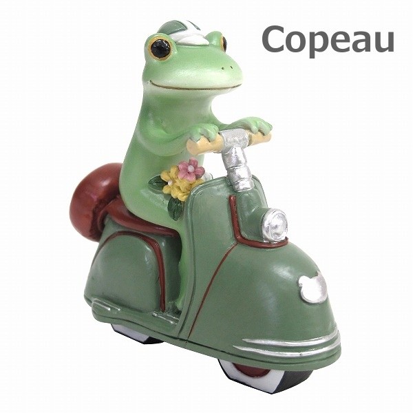 コポー Copeau レトロバイクとカエル レトロ バイク 乗り物