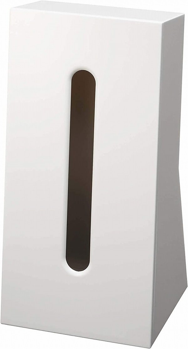 山崎実業 ティッシュケース スマート ホワイト ブラウン 7984 7985