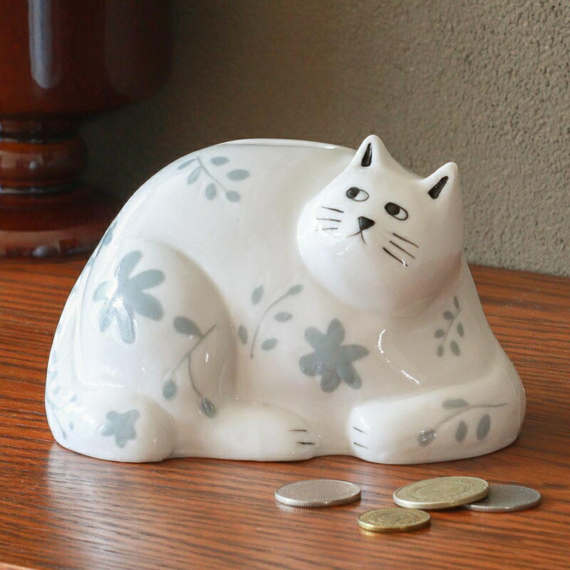 貯金箱 ねこの貯金箱 Zappy ザッピー おしゃれ 金庫 小銭 500円玉