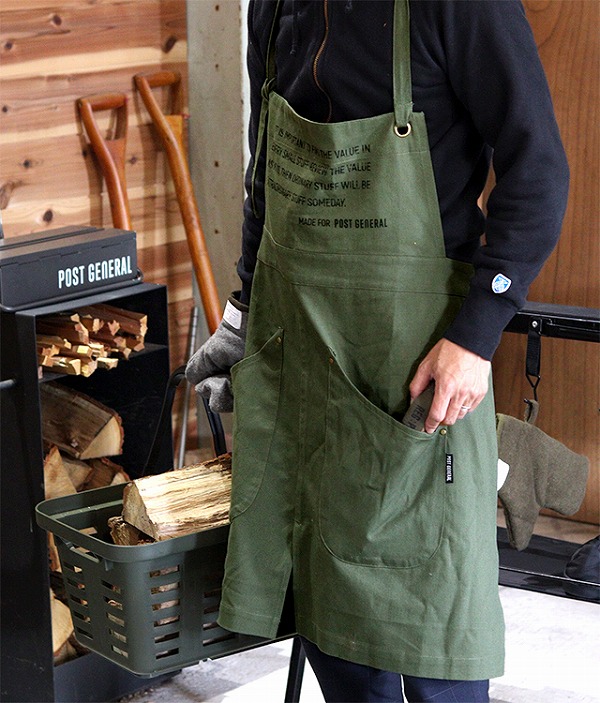 POST GENERAL ワークエプロン エプロン ポストジェネラル ベージュ