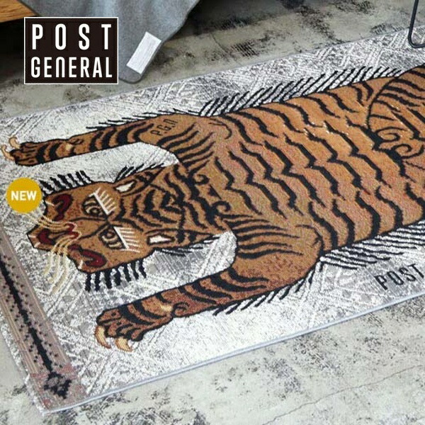 トラデザインラグ未使用品！ POST GENERAL トゥーゴーラグ ラグ POST GENERAL TO-GO RUG ブラック