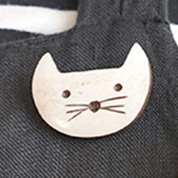 AXCIS（アクシス） ブローチ キャット 猫 ホワイト ねこ ネコ cat
