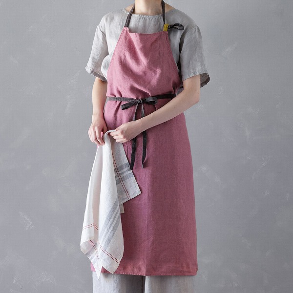 リーノエリーナ リネンエプロン ルビーピンク 楽天市場】【特典付き】 リーノエリーナ Lino e Lina フル
