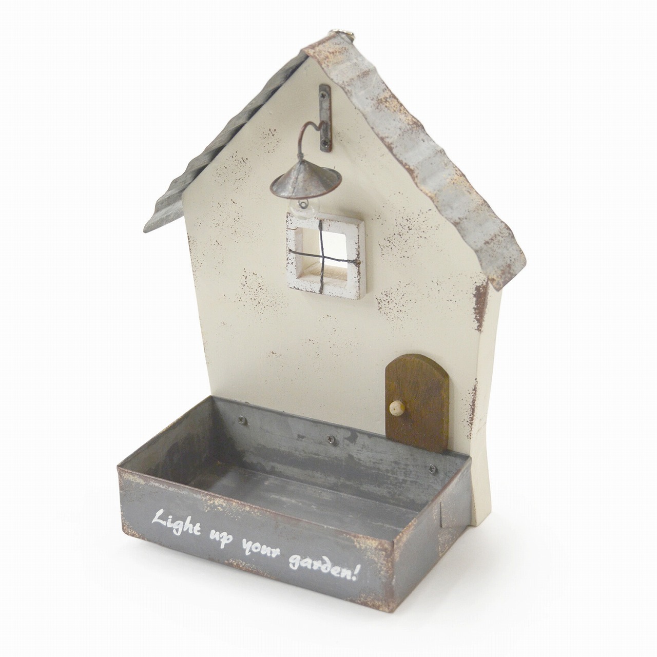 ランプハウスプランター/A ホワイト アンティーク風 azi-azi アジアジ