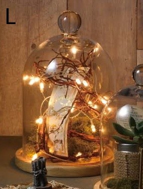 Paseo（パセオ） ガラスドーム L 置き物 置物 オブジェ ガラスドーム