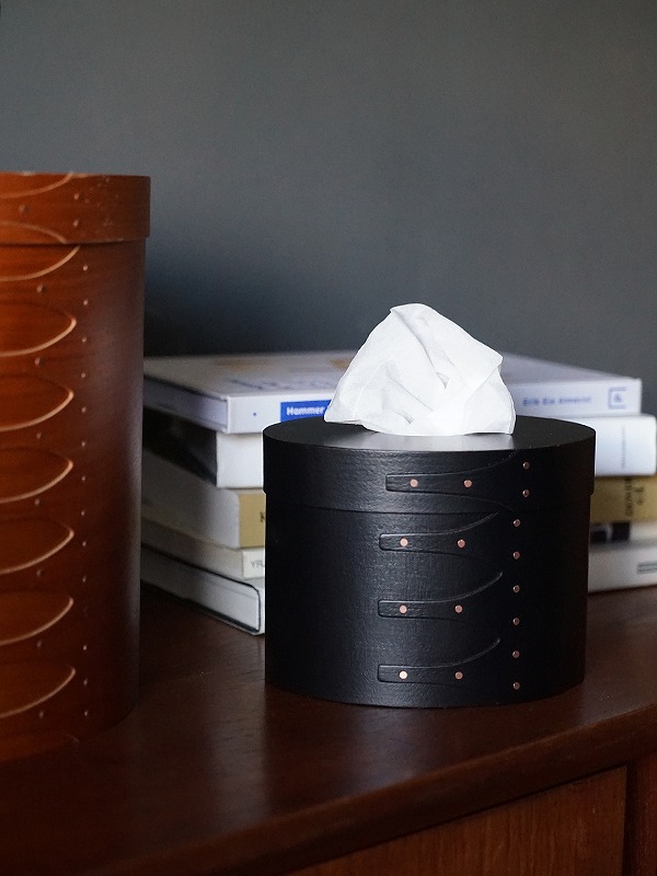 AXCIS シェーカー ティッシュボックス ブラック アクシス Homestead