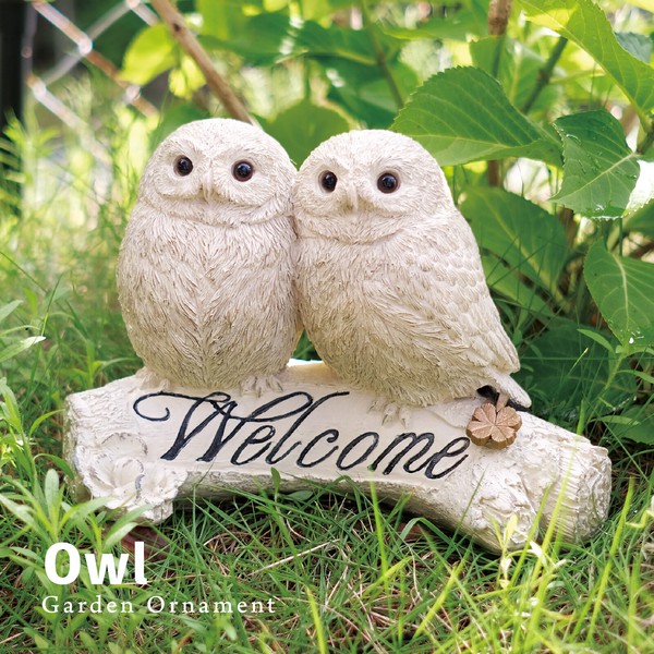 ガーデニング オーナメント フクロウ グッズ 置物 オブジェ おしゃれ