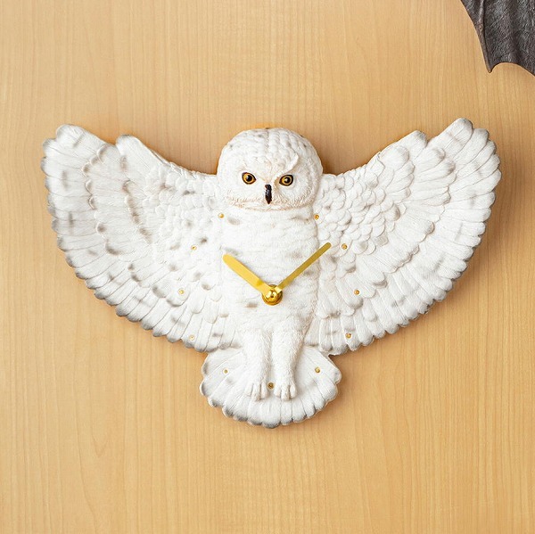 壁掛け時計 シロフクロウ ホワイト セトクラフト ふくろう フクロウ 梟 不苦労 Owl Sr 5704 アニマル 動物 時計 掛け時計 壁掛け時計 クロック 送料無料 Yn Sr 5704yahoo メルシープレゼント 雑貨屋 通販 Yahoo ショッピング