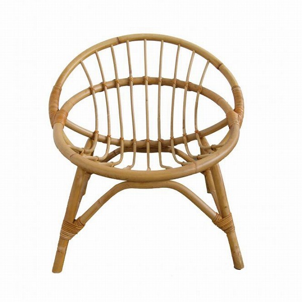 AXCIS（アクシス） スツール ラタンラウンドチェア イス 椅子 丸型