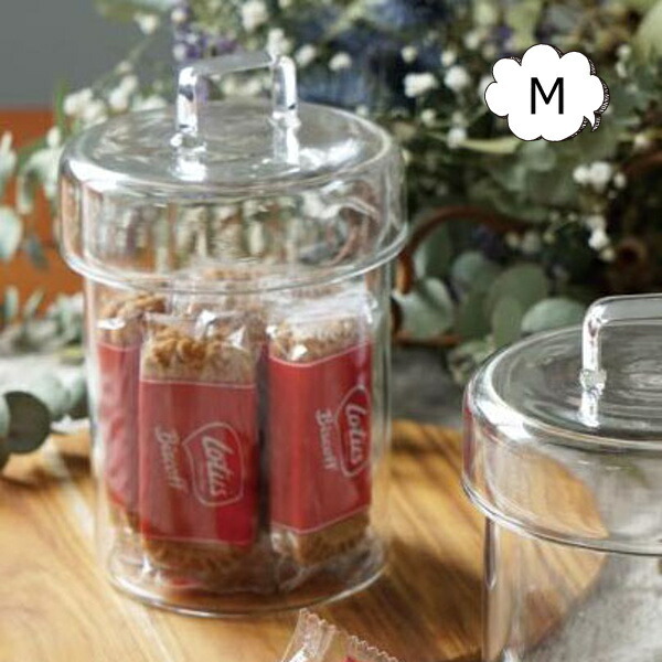 アラビア　ヴィーナス　お化粧セット　蓋付き　キャニスター AXCIS（アクシス） ガラスキャニスター Mサイズ キャニスター ふた付