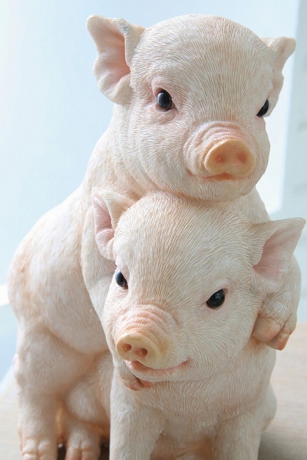 ベイブ・ブラザース アンティーク調 ぶた ブタ 豚 pig コベント