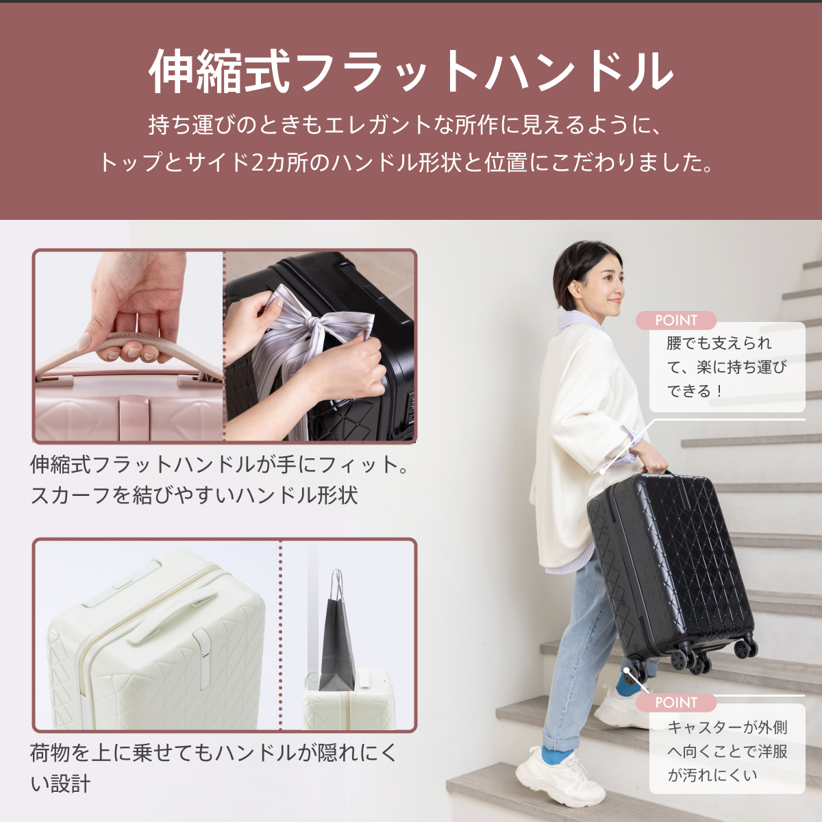 koguMi スーツケース 大容量33L 超軽量2.6kg 日本企業 キャリーケース 
