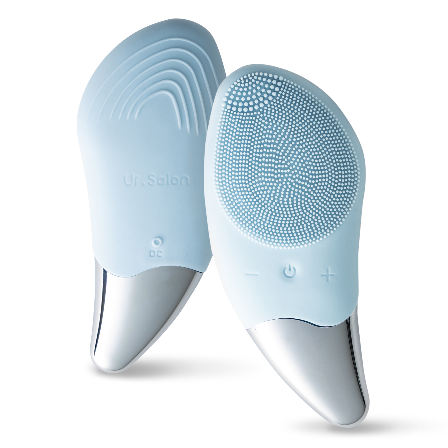 Ur.Salon 電動 洗顔ブラシ シリコン 洗顔器 IPX7 防水 温感機能 毛穴