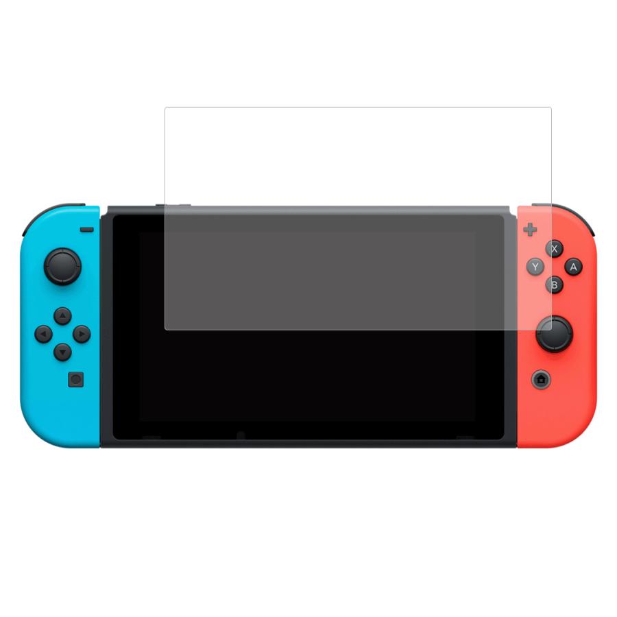 Nintendo Switch / Lite 有機EL 用 強化ガラスフィルム 表面 硬度 9H ニンテンドー スイッチ  保護 フィルム スクラッチ 指紋 飛散 防止 ブルーライトカット｜merkag｜02