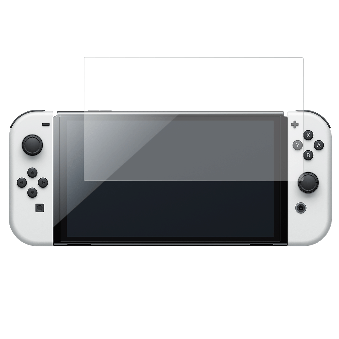 Nintendo Switch / Lite 有機EL 用 強化ガラスフィルム 表面 硬度 9H ニ...