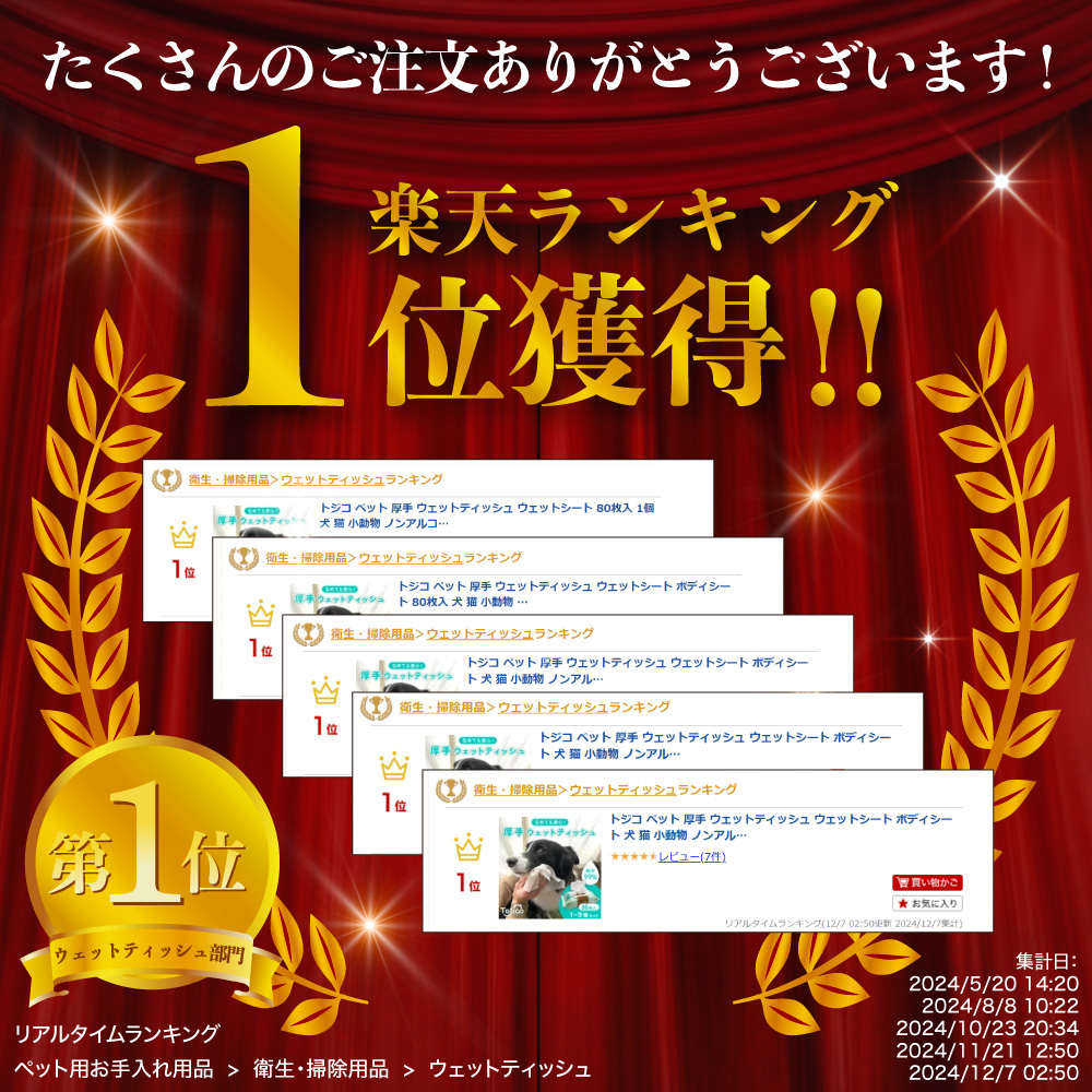 トジコ 厚手ウェットシート