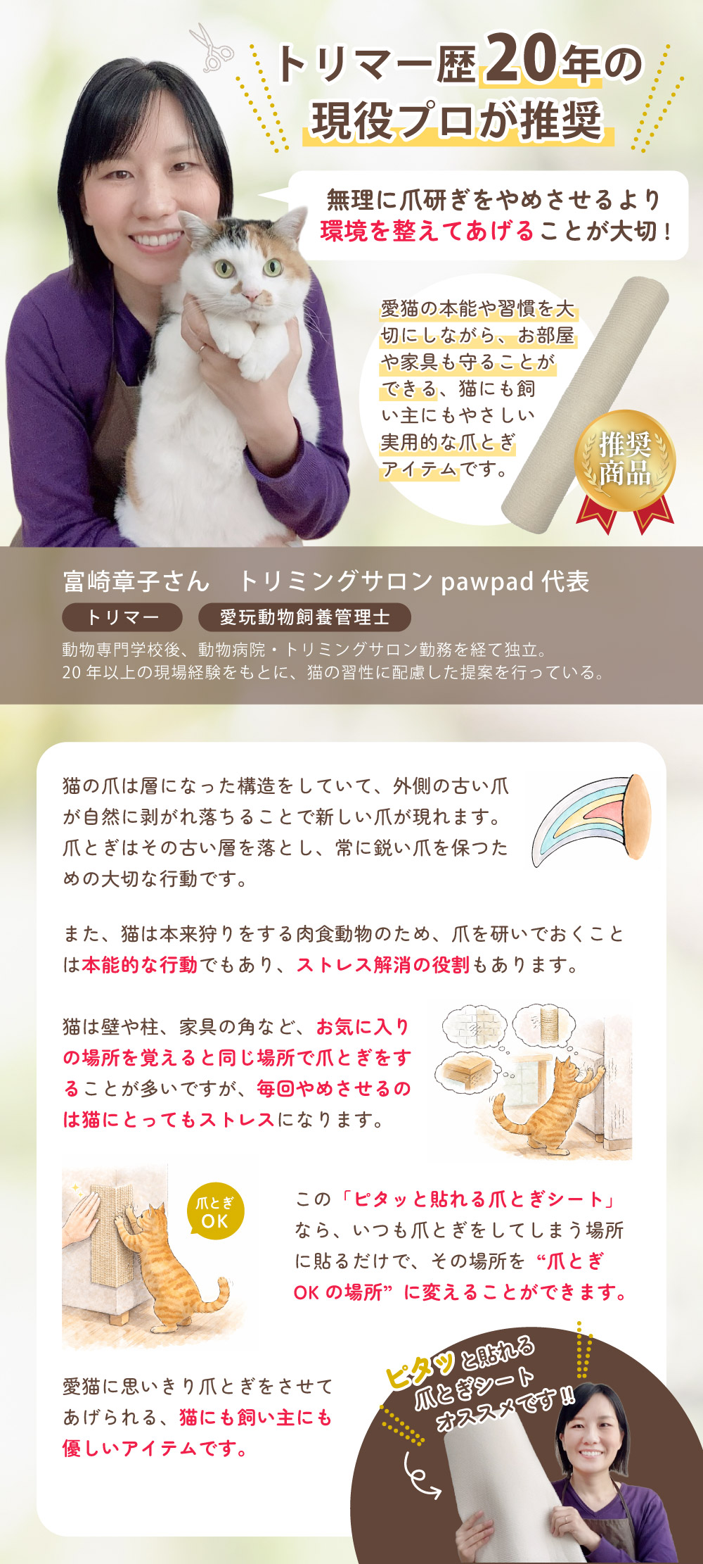 爪研ぎシート