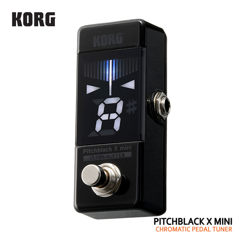 KORG（コルグ） ペダルチューナー Pitchblack X mini エフェクター